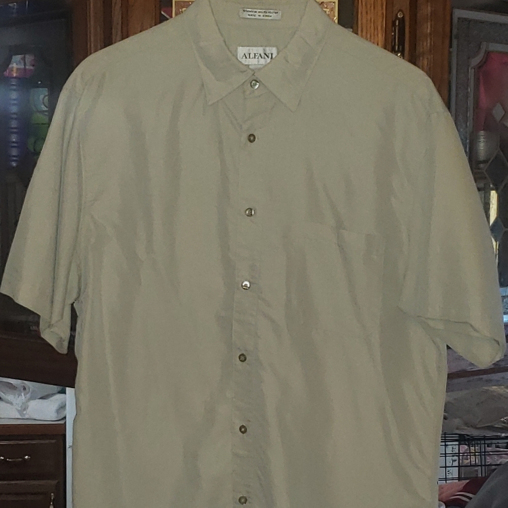 ALFANI SHORT SLEEVE BOTTON UP